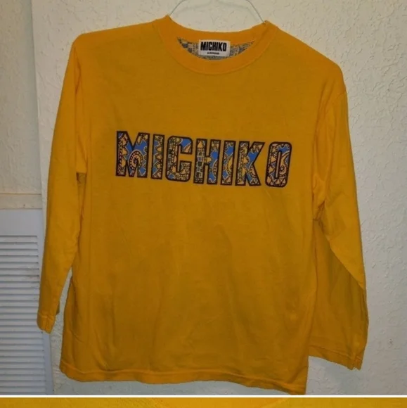 🐮 🐄 Vintage Michiko London Long Sleeve Men's T-Shirt - Picture 2 of 4